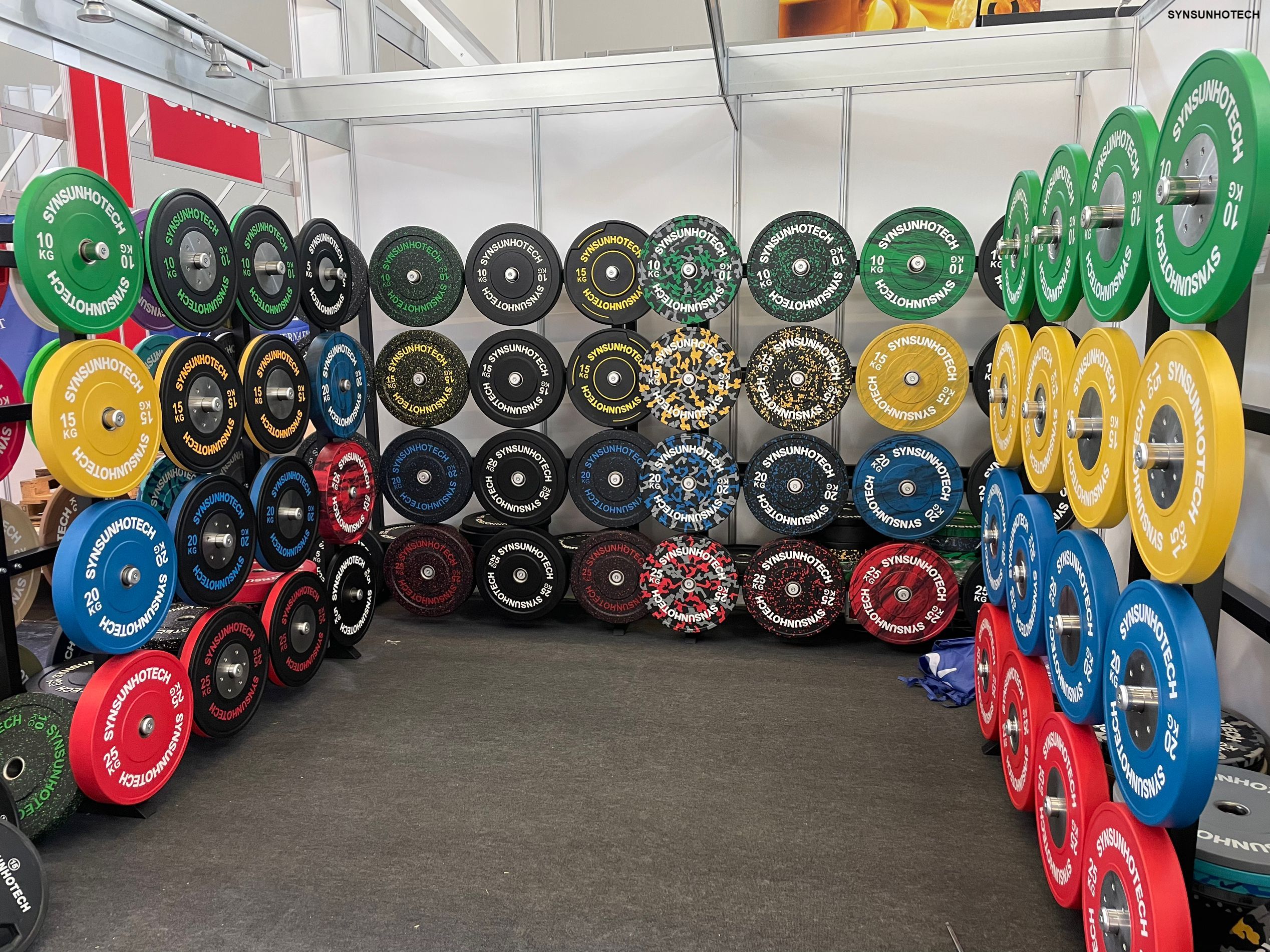 Competition Rubber Bumper Plate 2024 FIBO show 