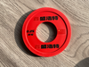 0.25KG Red Fractional Rubber Weight Plate 