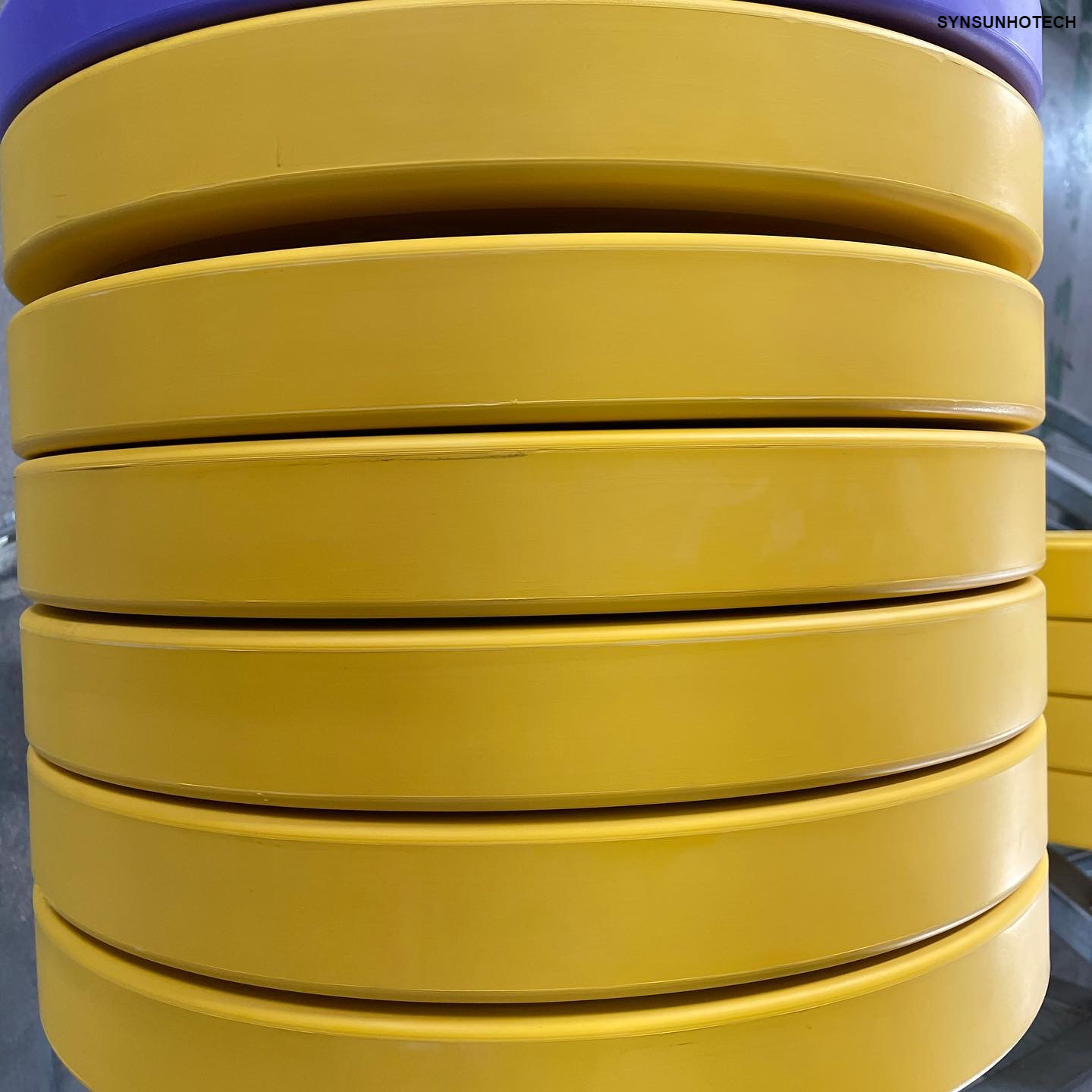 15KG Yellow Rubber Bumper Plate