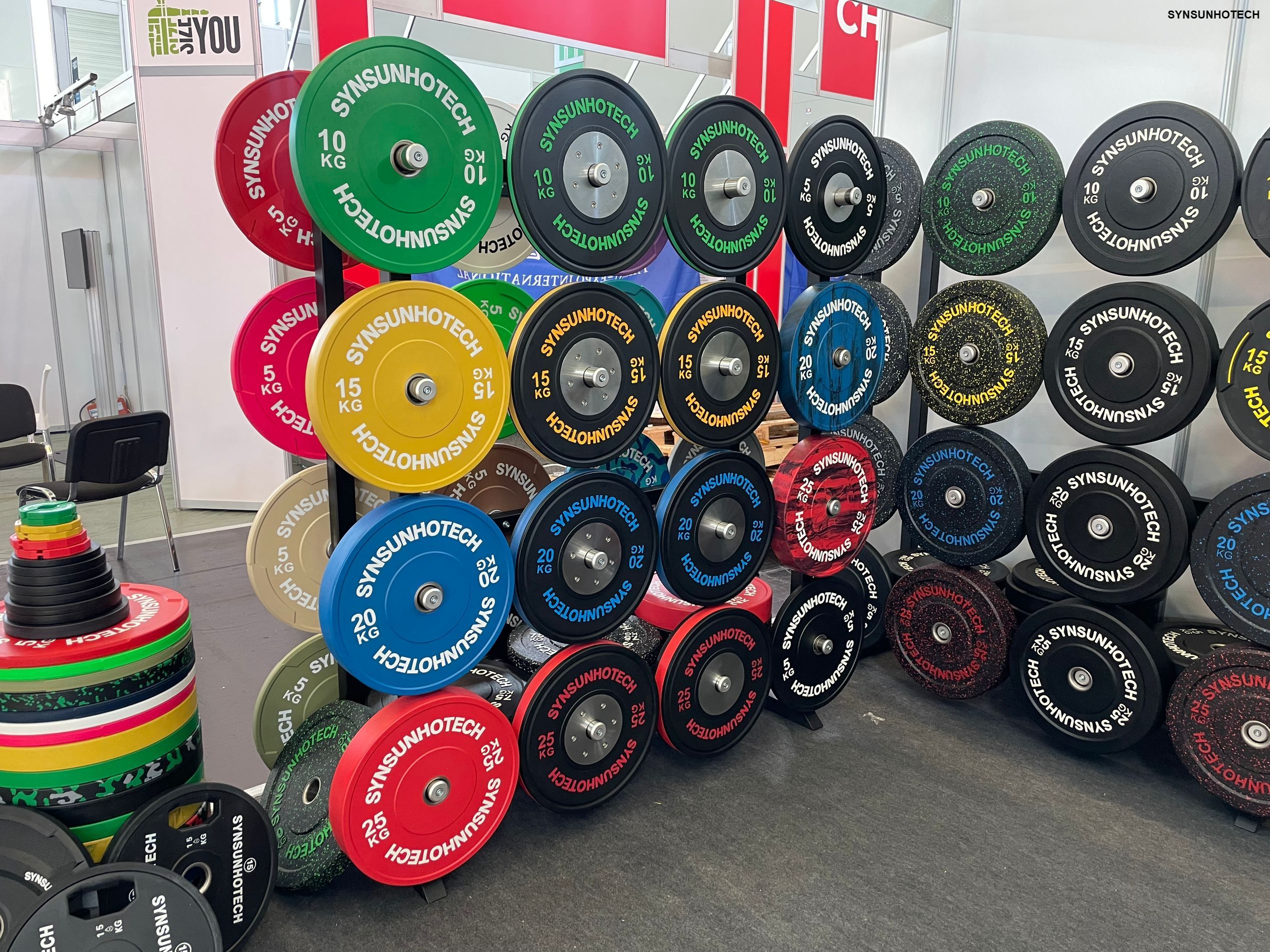 Competition Rubber Bumper Plate 2024 FIBO show 