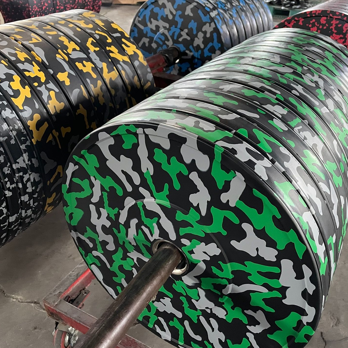 Camouflage Weight Plate 20KG BLUE