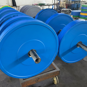 COLOR RUBBER WEIGHT BUMPER PLATES PRODUCTION