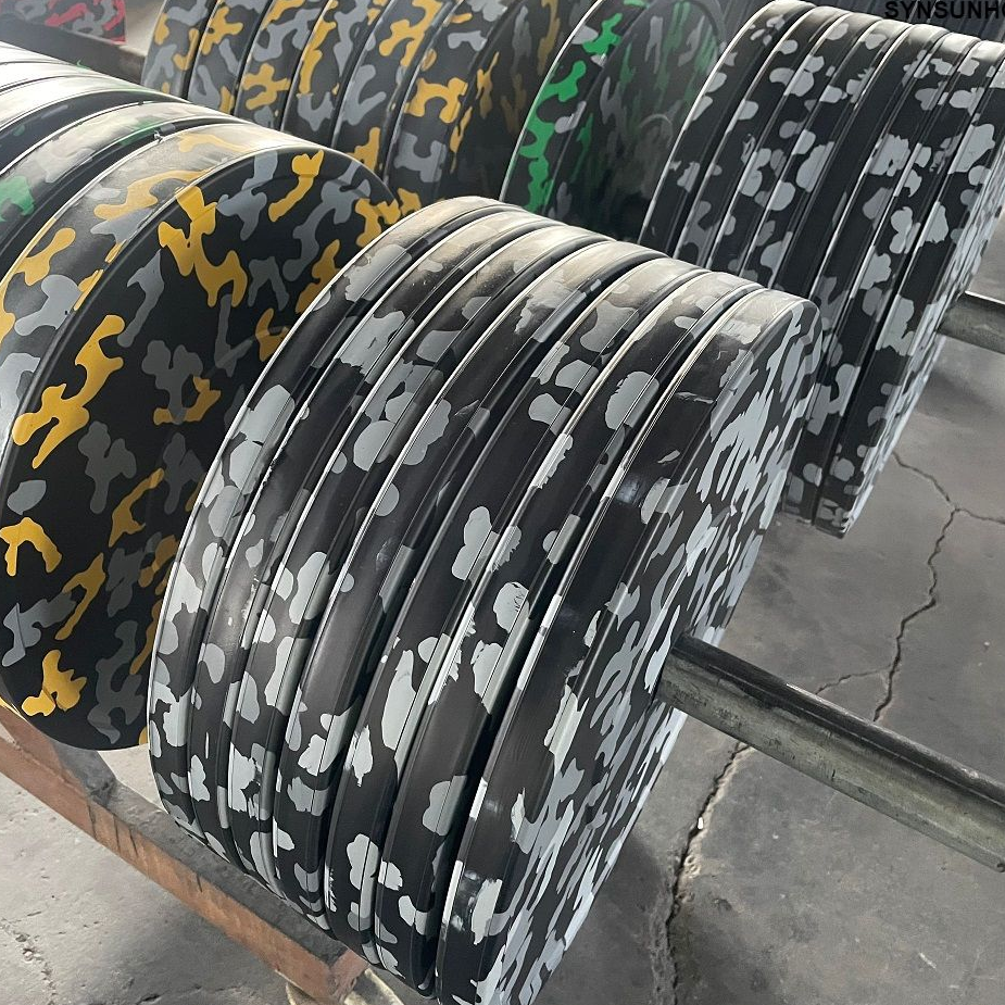 Camouflage Weight Plate 20KG BLUE