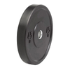 Black Solid Training Rubber Bumper Plate 