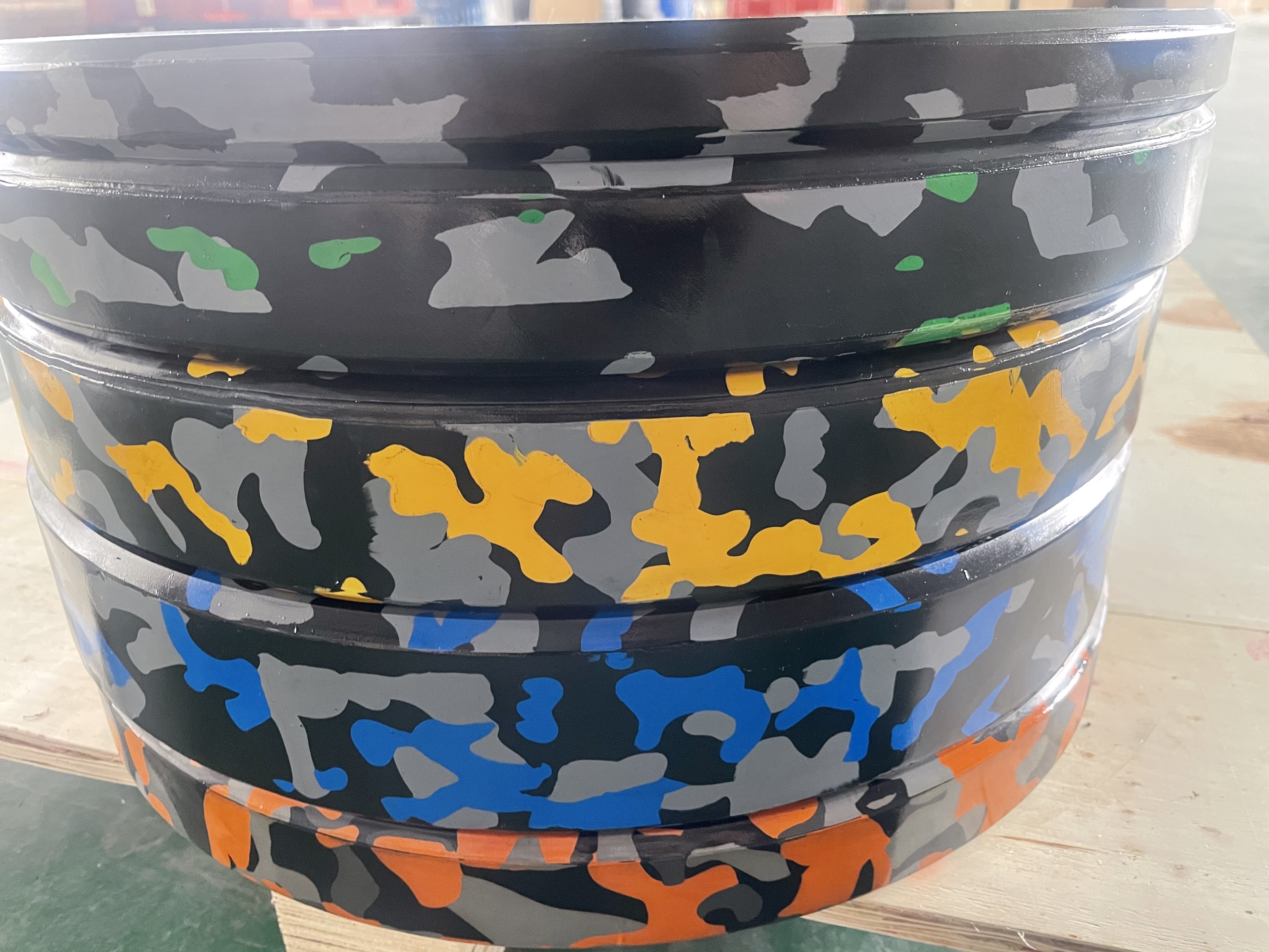 camouflage virgin bumper plate