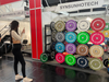 2024 FIBO SYNSUNHOTECH COLOR Rubber Bumper Plate 