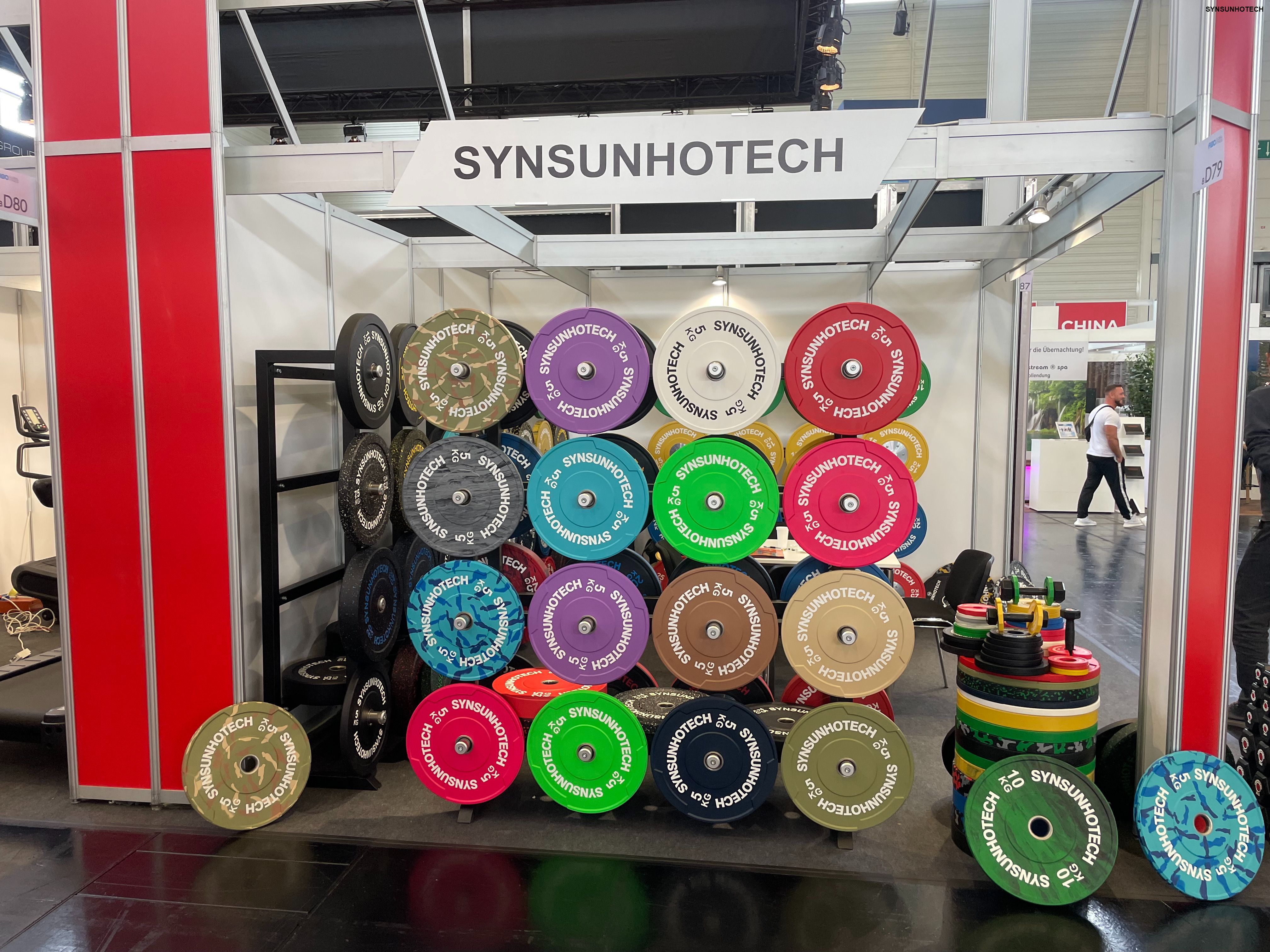Competition Rubber Bumper Plate 2024 FIBO show 