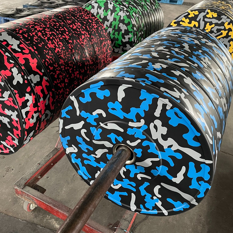 Camouflage Weight Plate 20KG BLUE