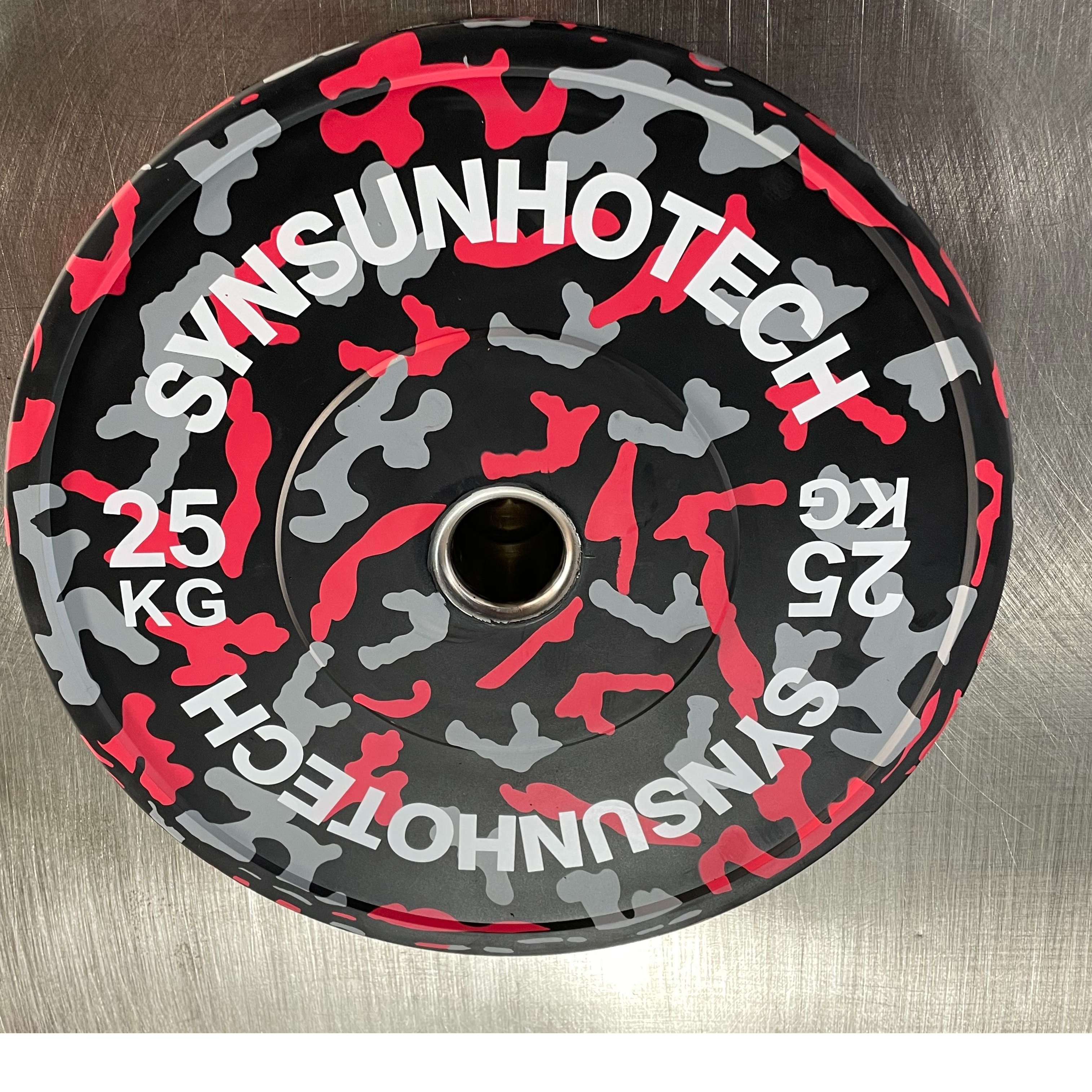 camouflage rubber bumper plate 