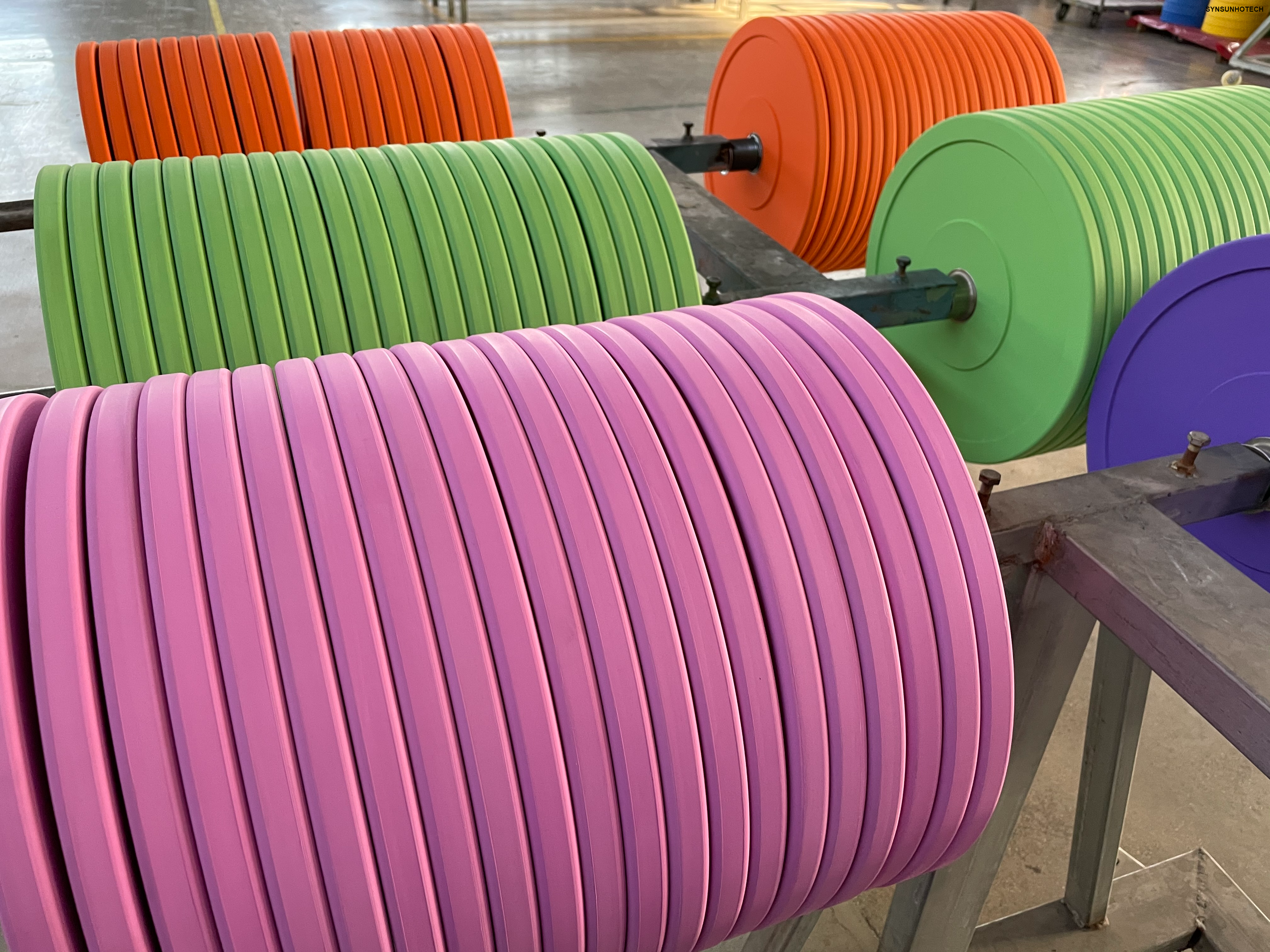 Macron 5KG Red /Green/Purple/Rubber Bumper Plate 