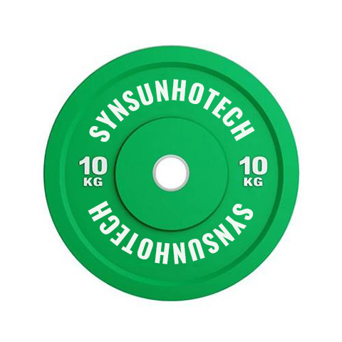 10KG green rubber bumper plate
